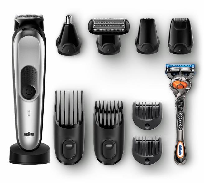 BRAUN Rifinitore Braun MultiGrooming kit 10 in 1 (MGK7020) wet & dry barba e capelli 